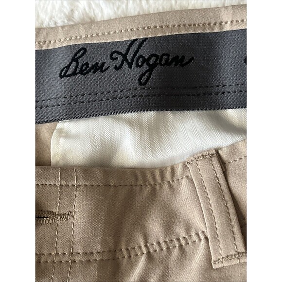 Ben Hogan Performance Mens Size 32 Biege Chino Golf Shorts 10 inseam - Picture 3 of 4